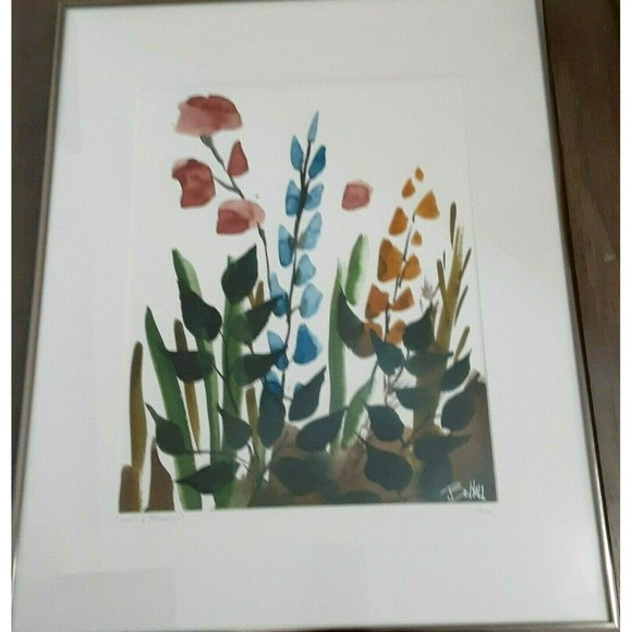 Maine artist Ben Hall floral print Spring Blossoms limited edition